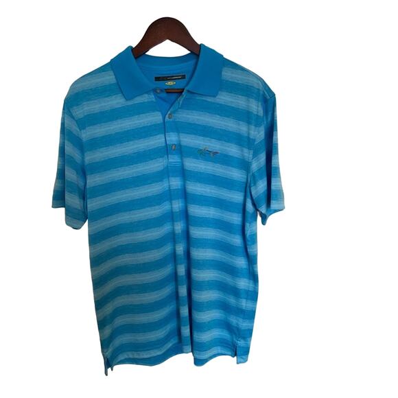 Greg Norman Play Dry technology blue polo men's medium - Picture 1 of 6